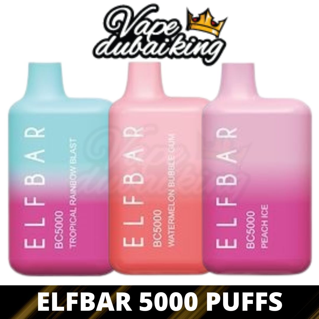 ELF BAR 5000 PUFFS DISPOSABLE VAPE IN DUBAI 2% - Vape Dubai King