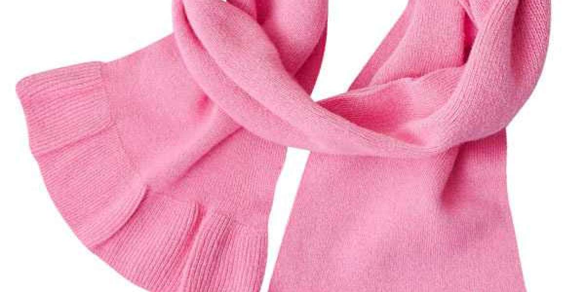 A High Quality Pink Scarf For Girls