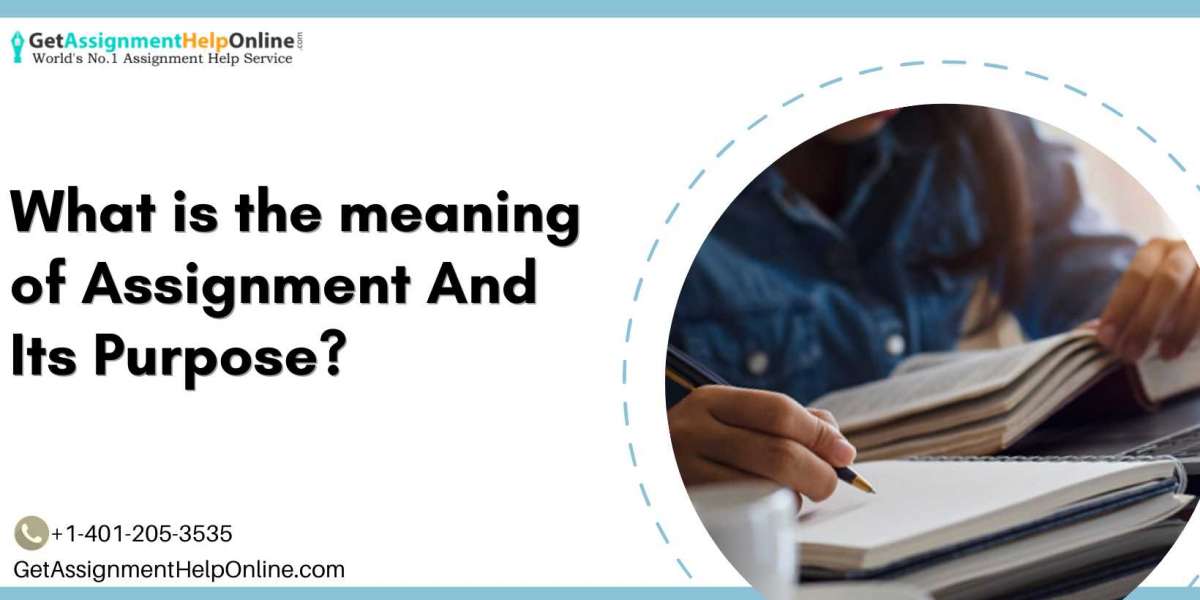 What is the meaning of Assignment And Its Purpose?
