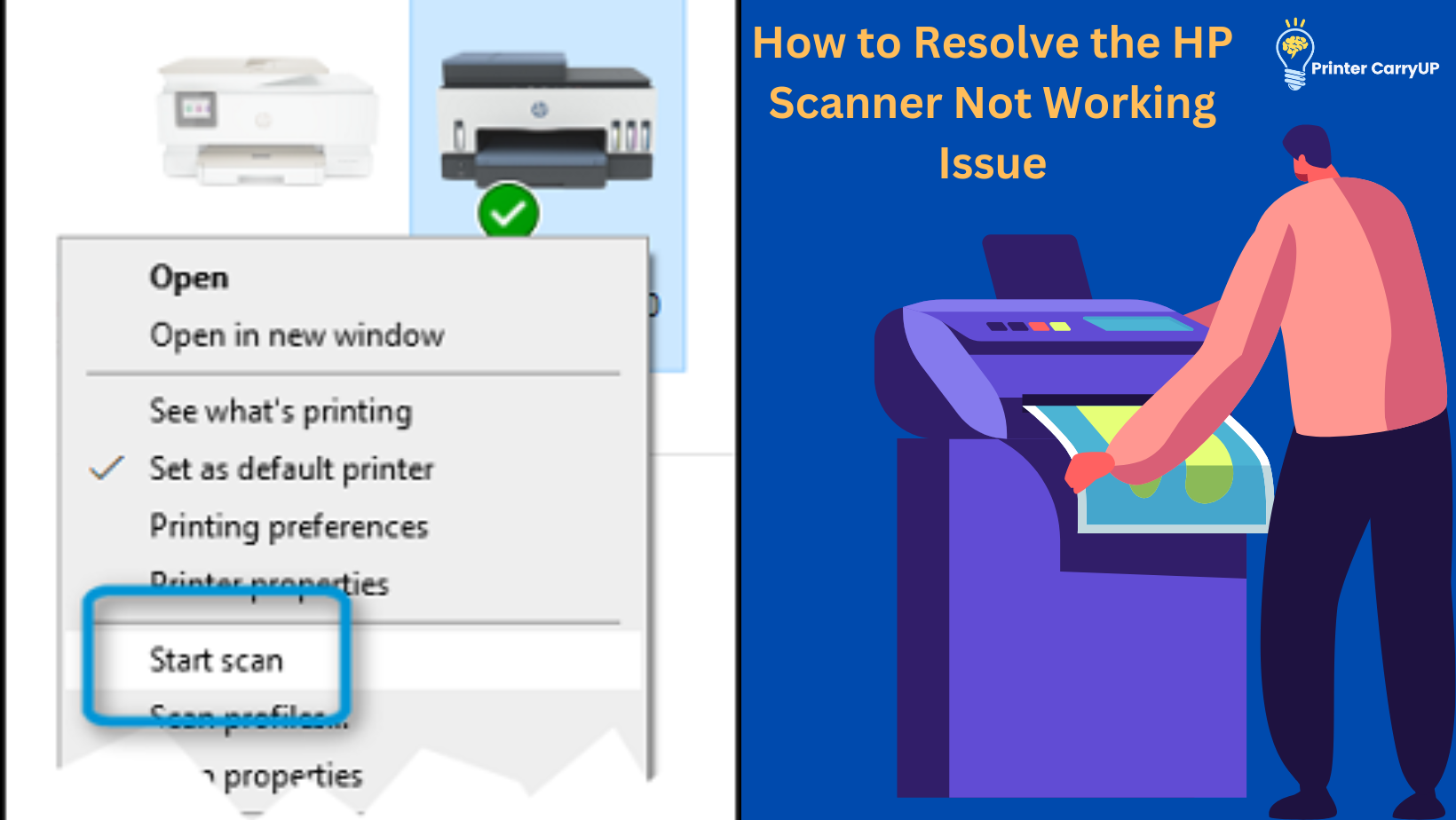 How to Resolve the HP Scanner Not Working Issue