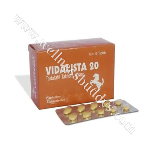 Buy Vidalista 20 mg at Reasonable Prices | wellnessbuddys