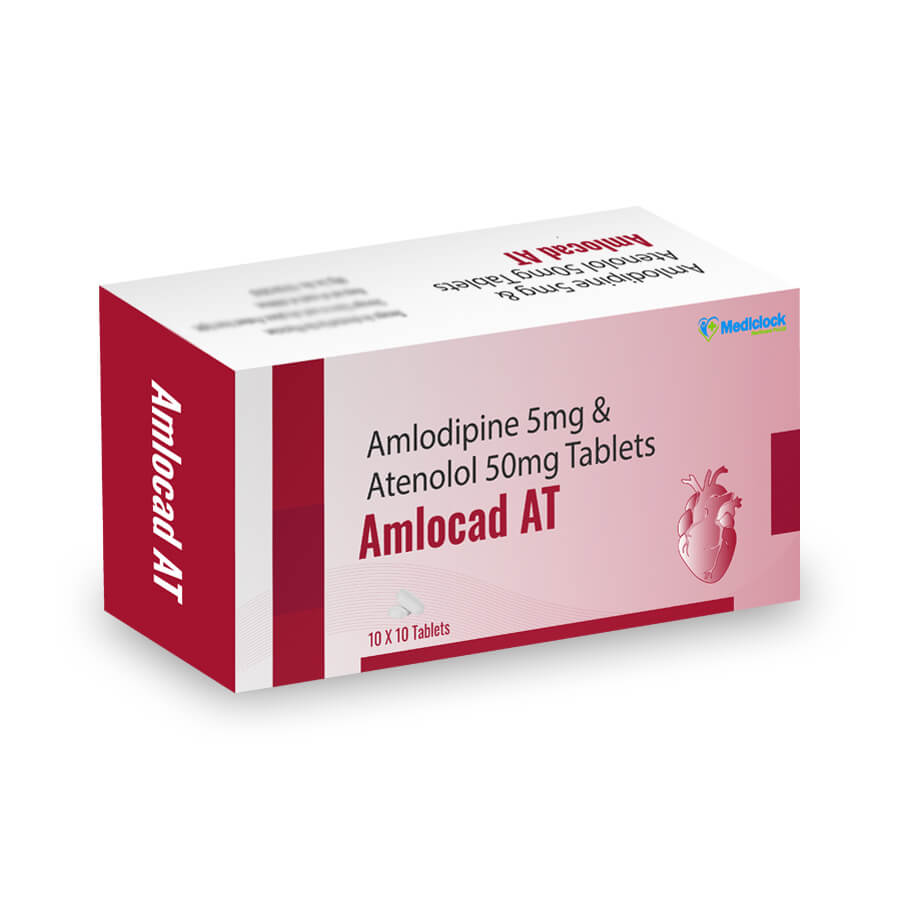 Amlodipine 5mg & Atenolol 50mg Tablets - Mediclock Healthcare