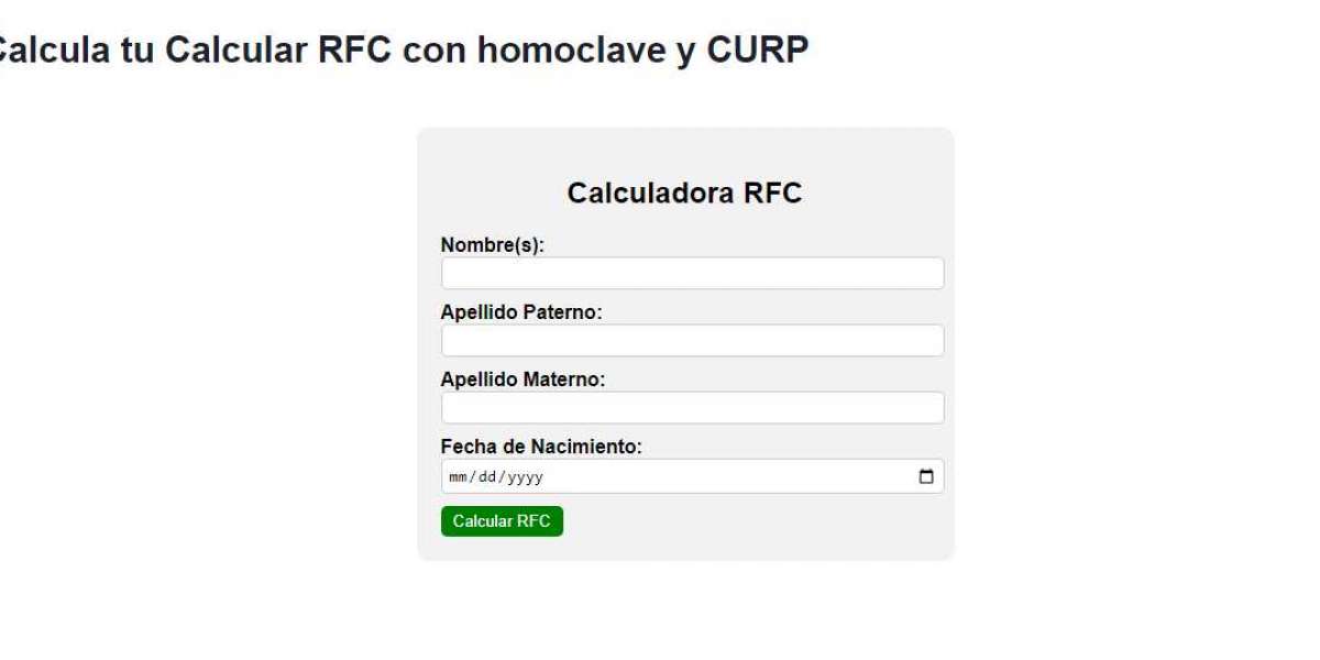 Calculate your RFC with homoclave