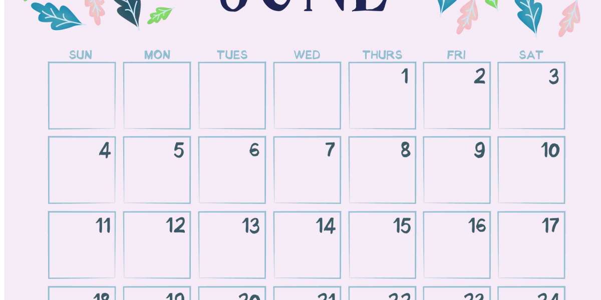 Stay Organized with a Free June Printable Calendar