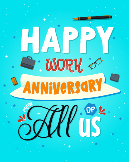Happy work anniversary | Work anniversary