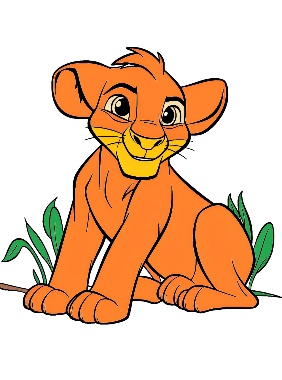 Simba Images: Free Download, Enjoy, And Color Online!