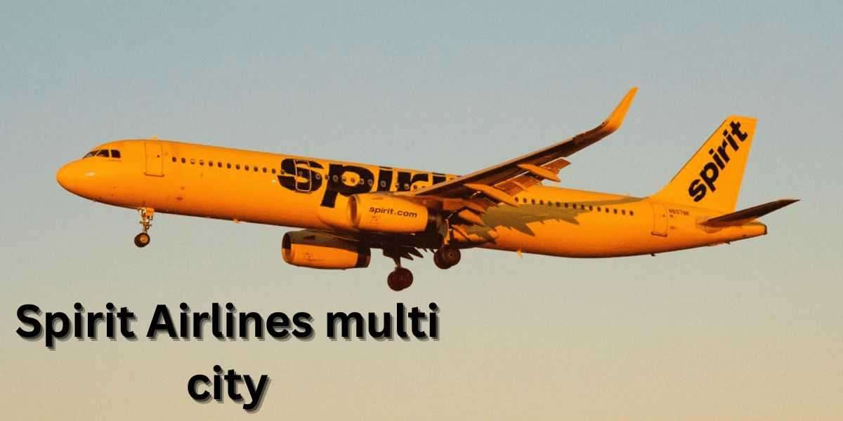 How do I book Spirit Airlines multi-city flights?