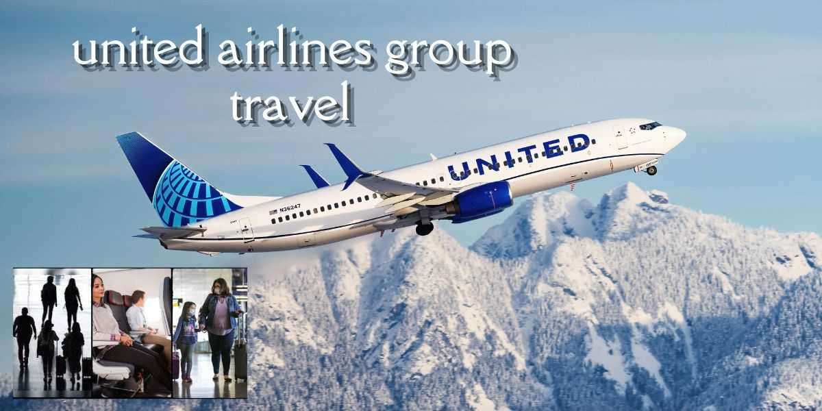 Can I make a group travel booking with United Airlines?