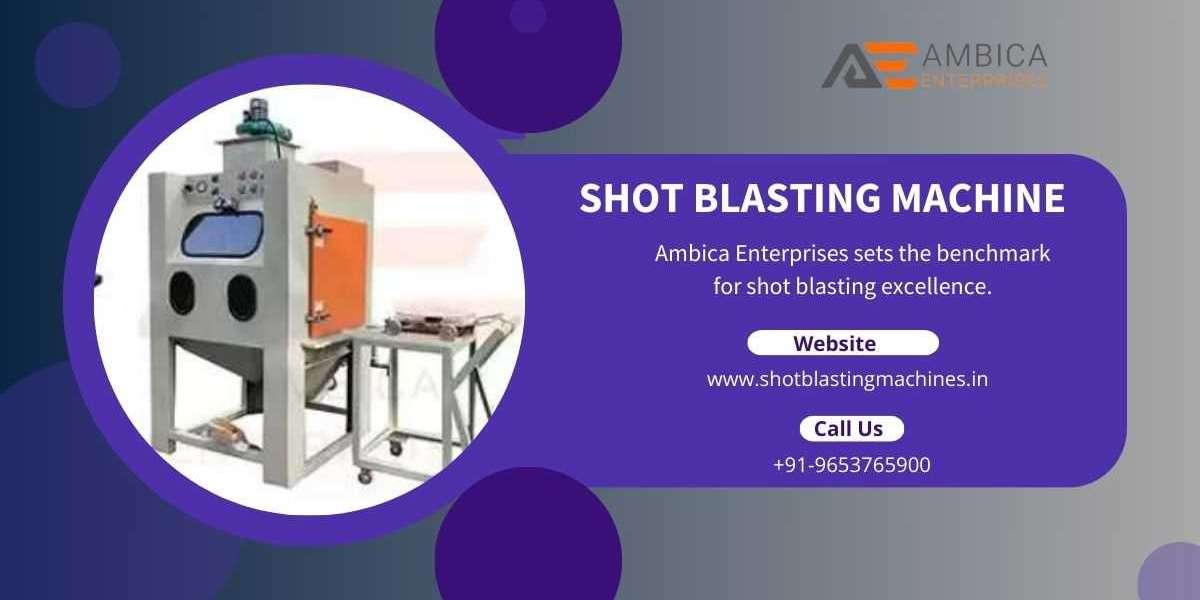Shot Blasting Machine for Pipe and Rod | Ambica Enterprises