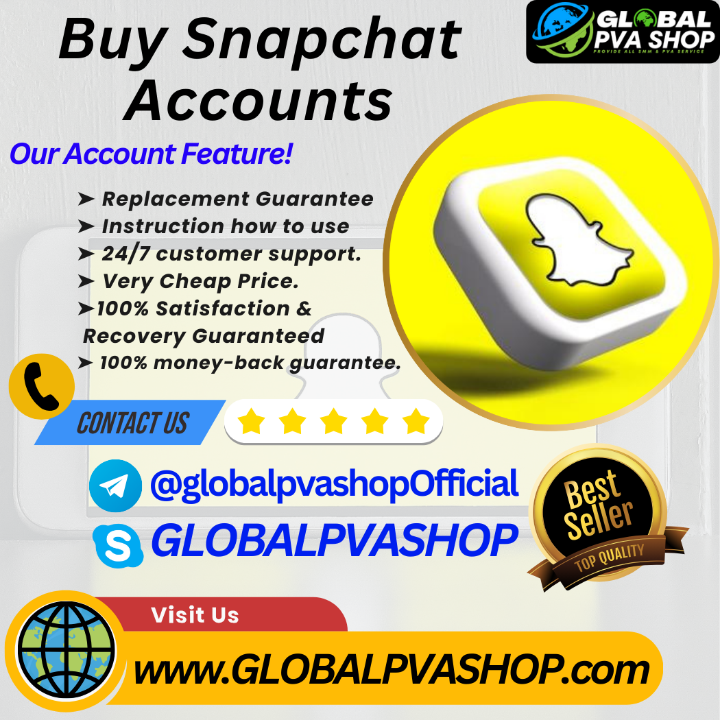 Buy Snapchat Accounts - Global PVA Shop