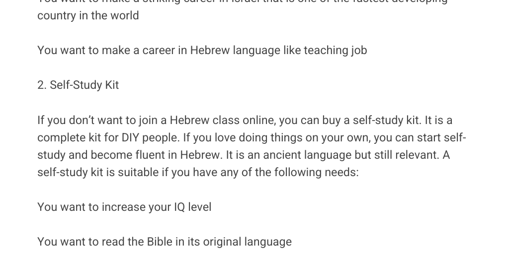 What Is The Most Convenient Way To Learn Hebrew Online? by Ulpan-Or Ltd. - Infogram