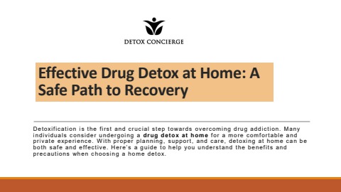 drug detox home Pdf