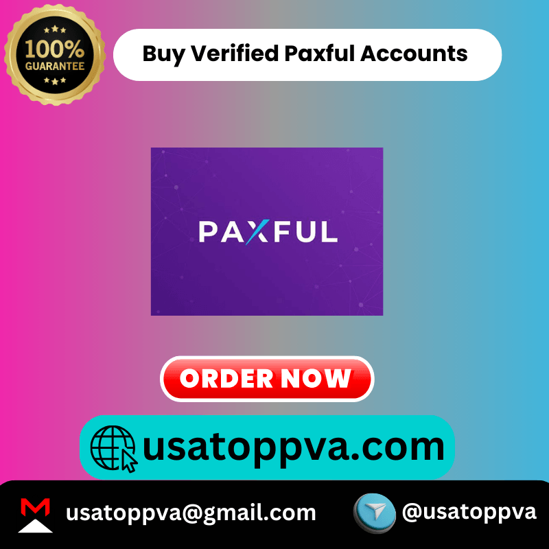 Buy Verified Paxful Accounts - 100% KYC Verified Accounts