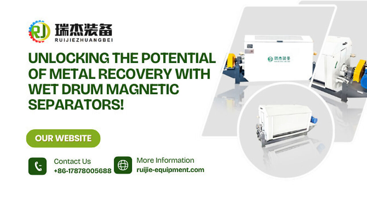 Unlocking the Potential of Metal Recovery with Wet Drum Magnetic Separators! - Post by Sortingmachine