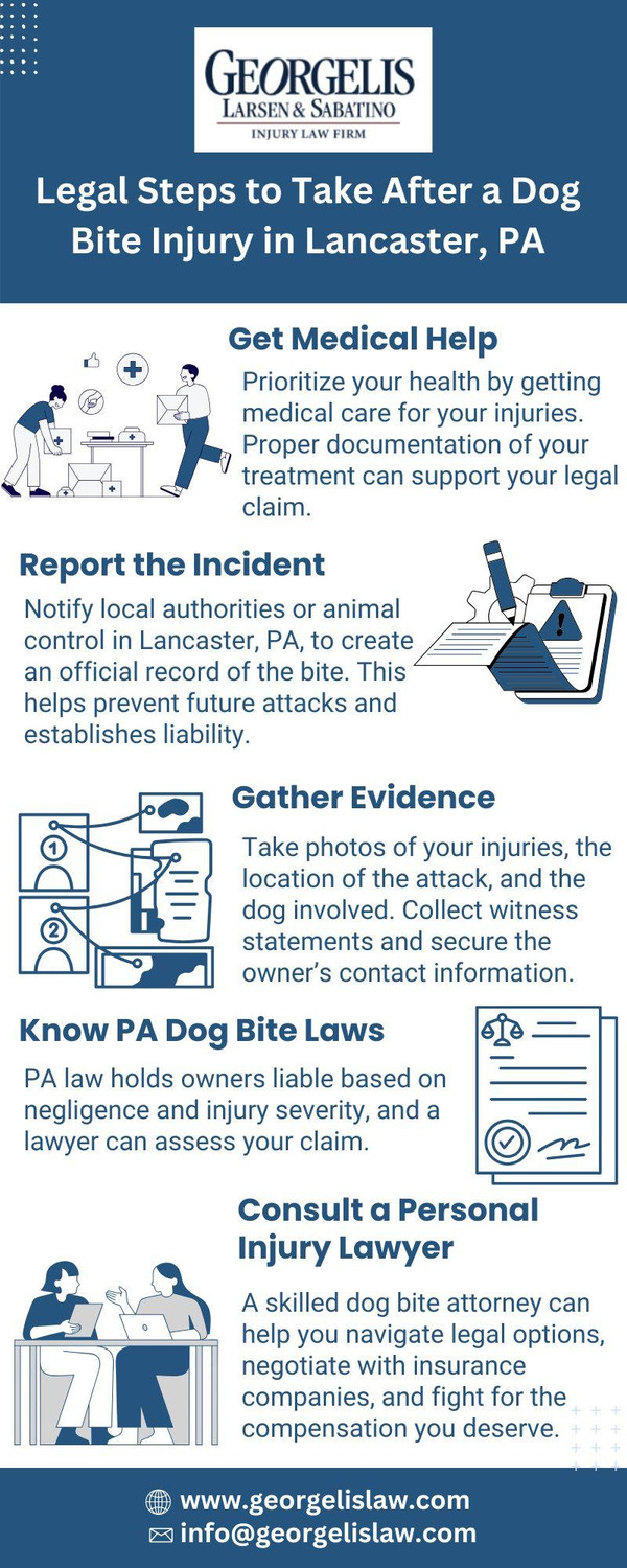 Legal Steps to Take After a Dog Bite Injury in Lancaster, PA