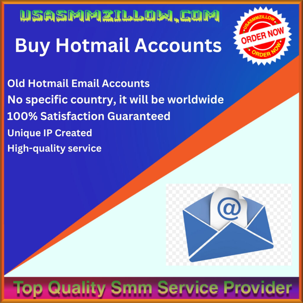 Buy Hotmail Accounts - 100% Fresh & Aged PVA & Bulk