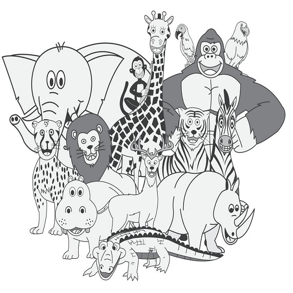 76+ Zoo coloring pages printable PDF - Free Coloring Pages!