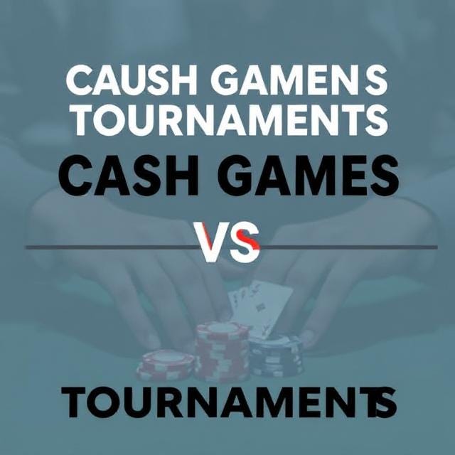 Cash Games vs Tournaments: 5 Key Differences Explained | by Golden444 | May, 2025 | Medium