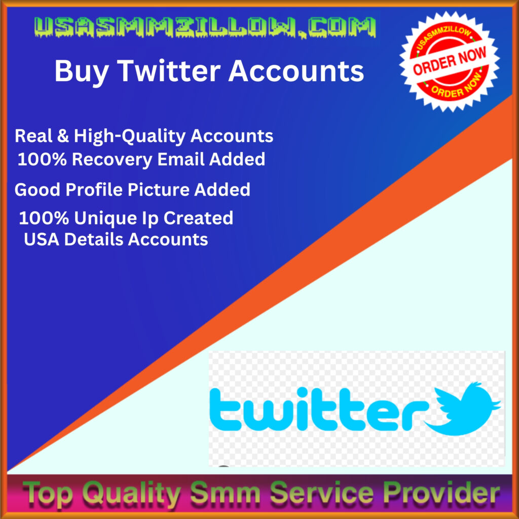 Buy Twitter Accounts - 100% Real, Active & Safe