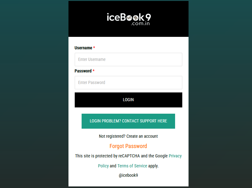 Icebook9 Register | Icebook9 Registration | Icebook9 sign up
