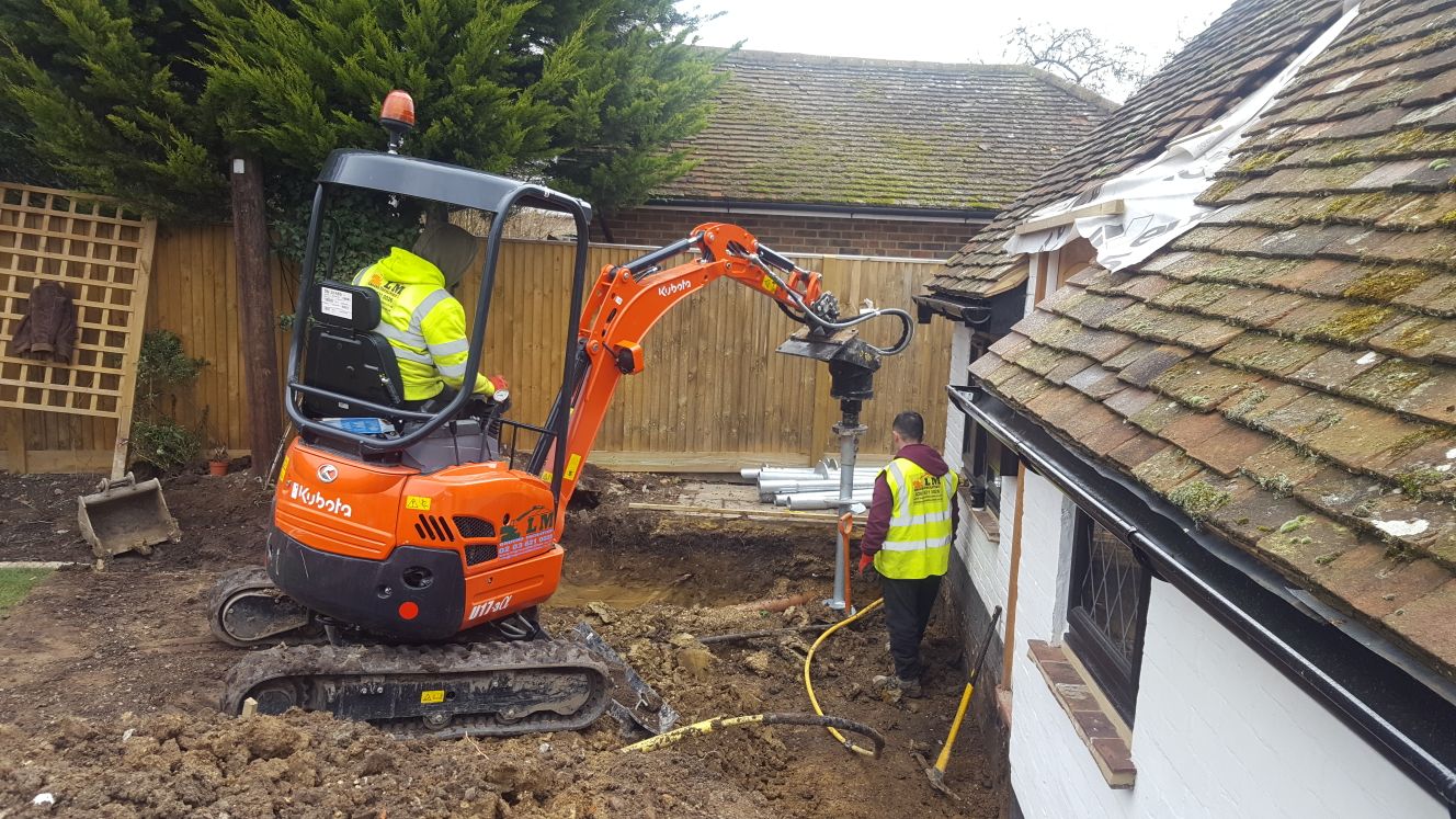 Displacemental Piling | LM Ground Facilities