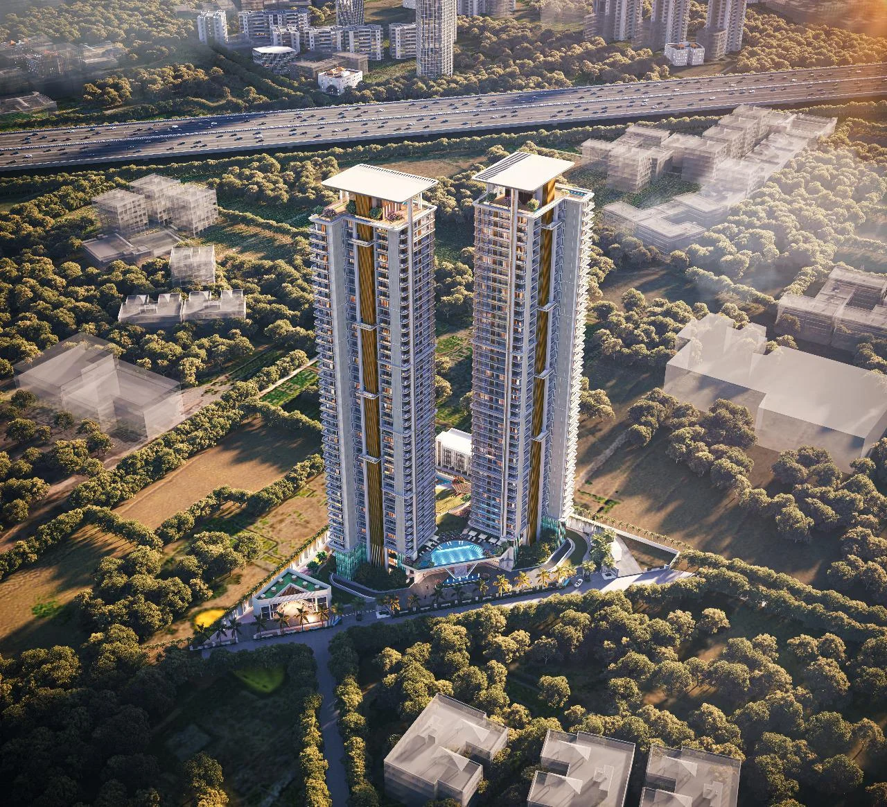 Landmark Skyvue Sector 103 Gurgaon – Luxury 3 & 4.5 BHK Apartments on Dwarka Expressway