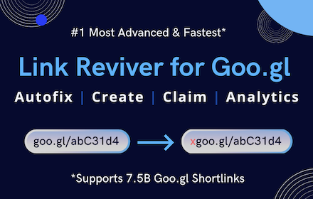 Link Reviver | Fix Broken Goo.gl Links & Boost SEO | Firelinks.io