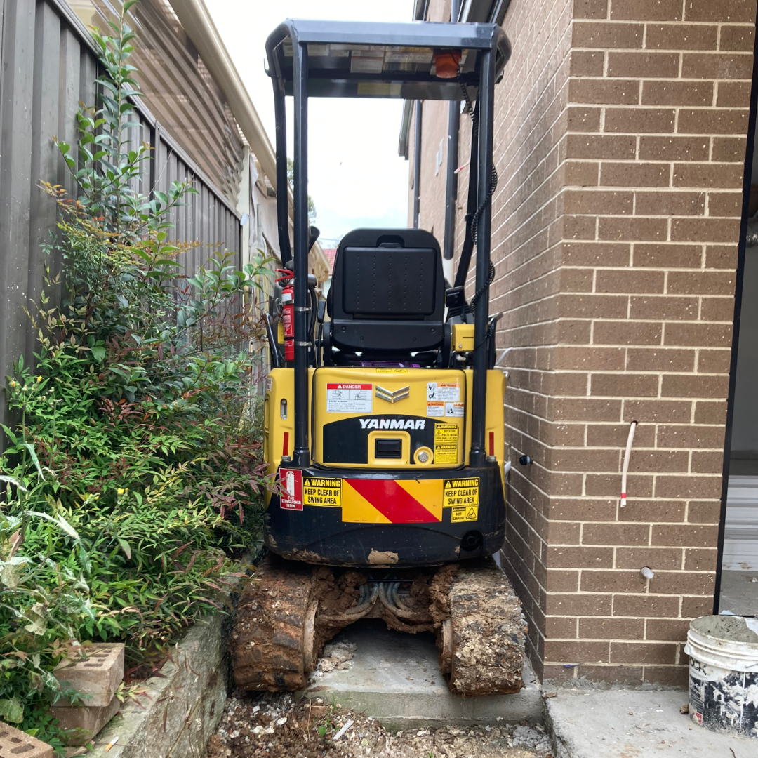 Tight Access Excavation Services - TW Mini Excavations