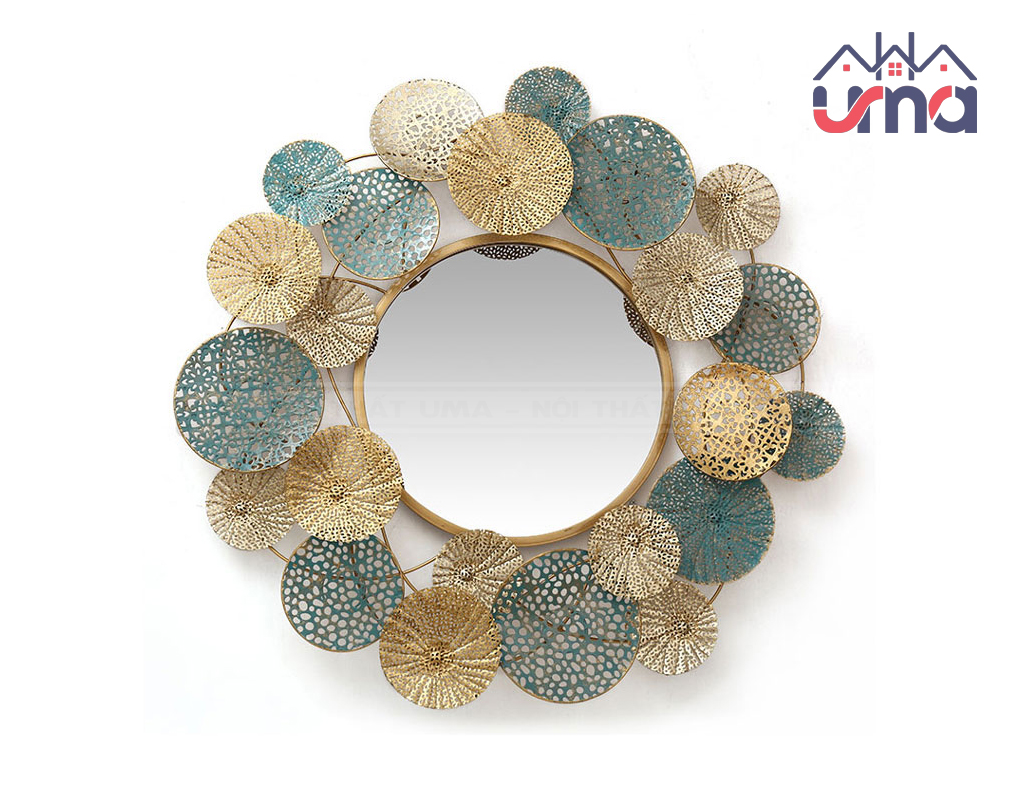 Gương Trang Trí Hoa Súng Tinh Tế G023 - Nội Thất UMA