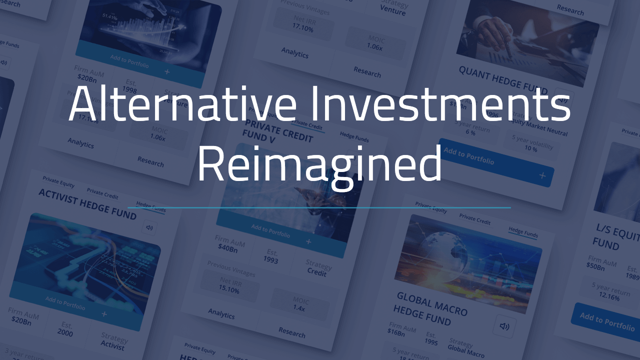 An Alternative Investment Platform for Financial Advisors