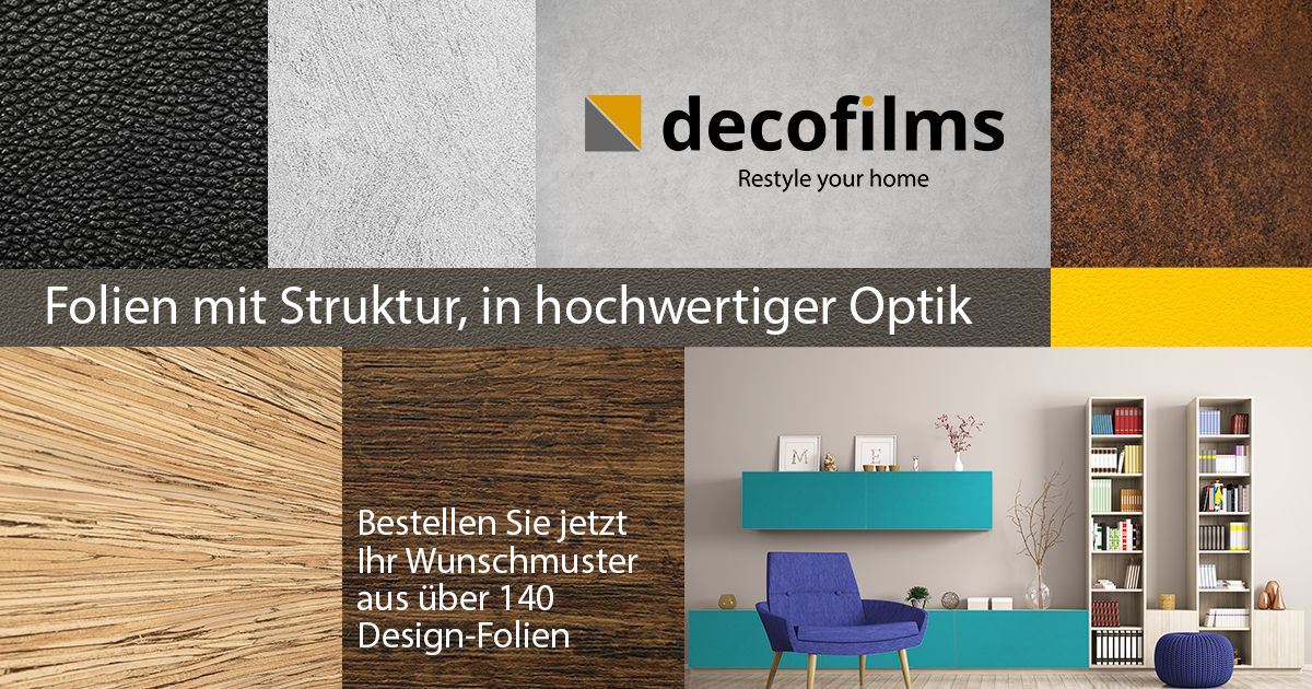 decofilms l Selbstklebende Marmorfolie in der Optik Marmor Schwarz