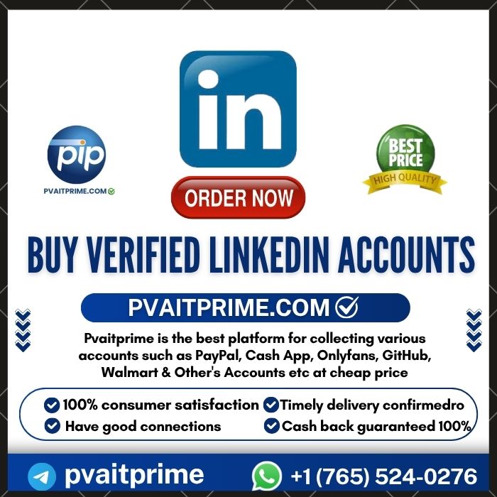 Buy Verified LinkedIn Accounts - 100% Safe Full Verified USA,UK Accounts
