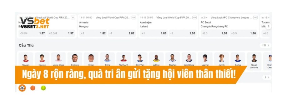 VSBET thể thao Đăng Ký Cover Image