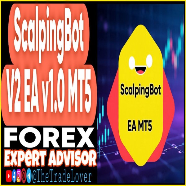 ScalpingBot V2 EA v1.0 MT5 (Works on Build 5370+) | Forex Robot | MT5 Expert Advisor - The Trade Lovers