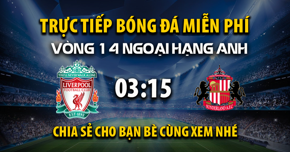Trực tiếp Liverpool vs Sunderland lúc 03:15 ngày 04/12/2025 - Xoilac TV