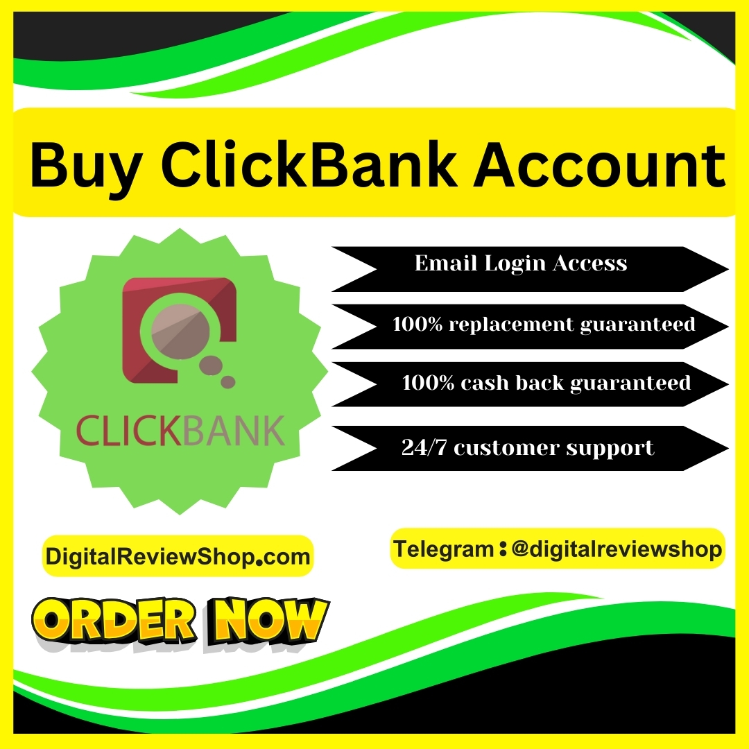 Buy ClickBank Account - Verified ClickBank Accounts for Marketers
